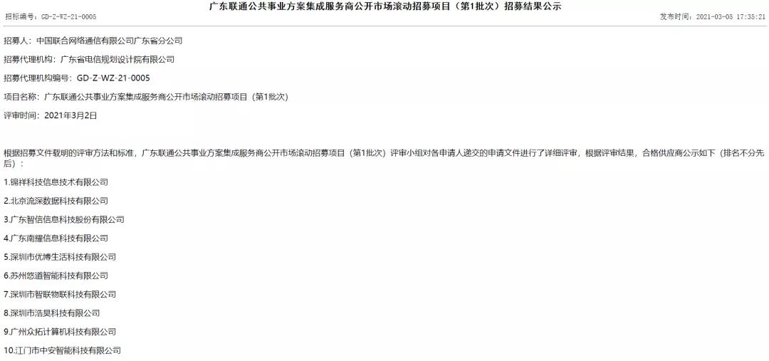 喜訊連連 | 佳帆科技正式成為廣東聯(lián)通公共事業(yè)方案集成服務商